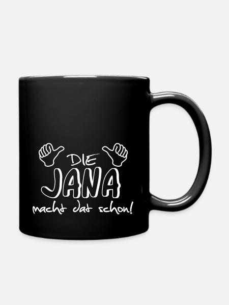 jana - Tasse einfarbig - Schwarz