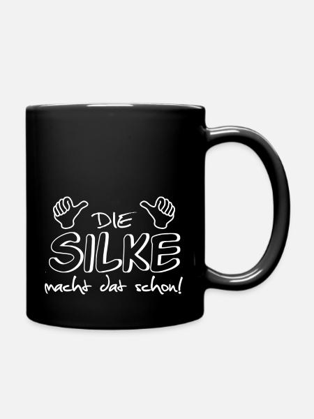 silke - Tasse einfarbig - Schwarz