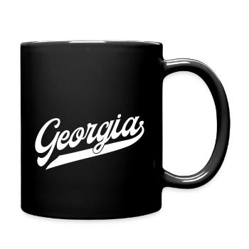 Georgia Classic Swoosh - Full Colour Mug - black - Right