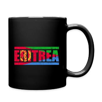 Eritrea - Tasse einfarbig - Schwarz - Rechts