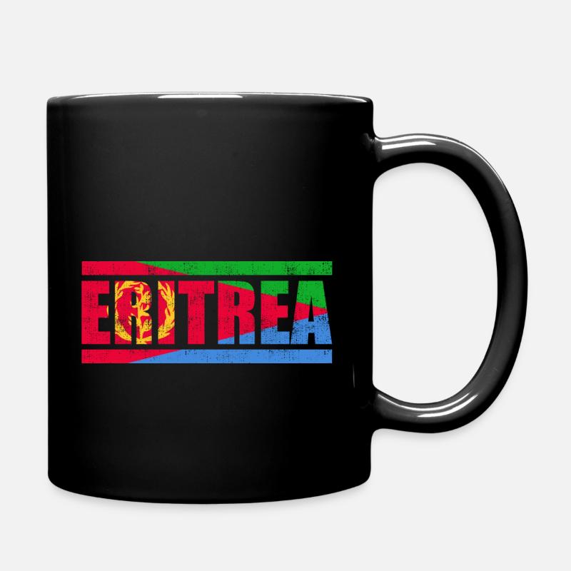 Eritrea - Tasse einfarbig - Schwarz
