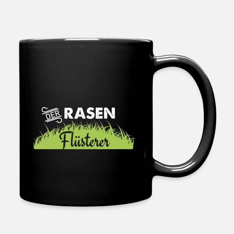 Der Rasenflüsterer Rasen Flüsterer Gärtner - Tasse einfarbig - Schwarz