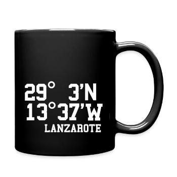 Lanzarote Canaries Vacances - Mug uni - noir - Droite