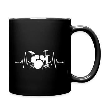Drums Heartbeat Drum Heartbeat - Full Colour Mug - black - Right