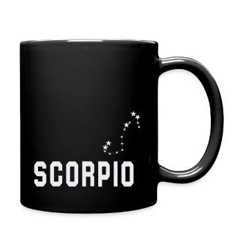 Signe du zodiaque Scorpion - Mug uni - noir - Droite