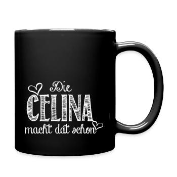 celina - Tasse einfarbig - Schwarz - Rechts