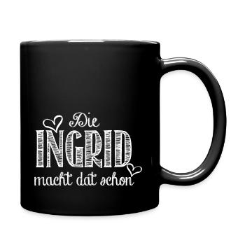 ingrid - Tasse einfarbig - Schwarz - Rechts