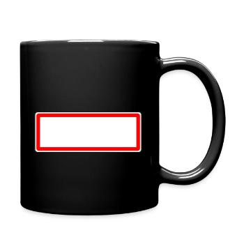 panneaux ville - Mug uni - noir - Droite