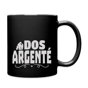 dos argenté - Mug uni - noir - Droite
