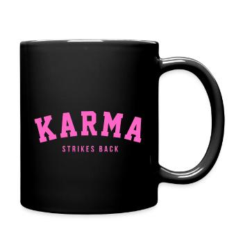 KARMA STRIKES BACK - Full Colour Mug - black - Right
