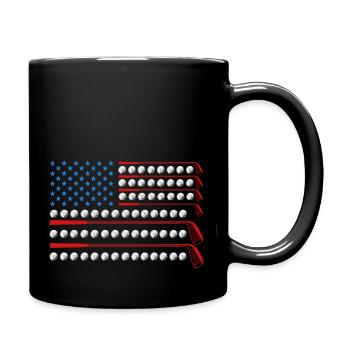 Patriotic Golf USA Flag Golf Clubs - Tasse einfarbig - Schwarz - Rechts