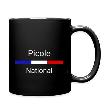 ce design est fait avec amour et passion - Mug uni - noir - Droite