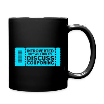 Coupon Shopper Discount Couponer Discount Sale - Full Colour Mug - black - Right