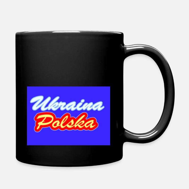 Ukraine Polen - Tasse einfarbig - Schwarz