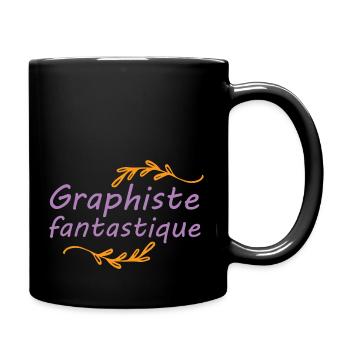 Tshirt homme Graphiste fantastique - Mug uni - noir - Droite