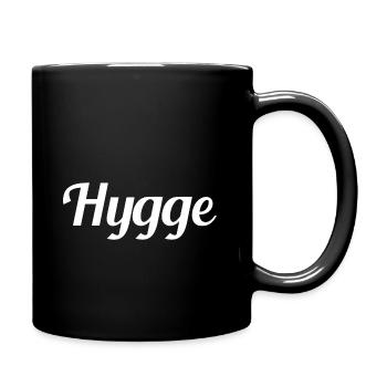 Hygge - Dänische Tradition - Lebensgefühl - Nett - Tasse einfarbig - Schwarz - Rechts