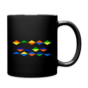 diamonds - Tasse einfarbig - Schwarz - Rechts