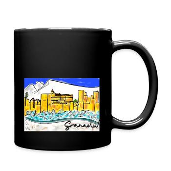 AHAMBRA OF GRANADA - Full Colour Mug - black - Right