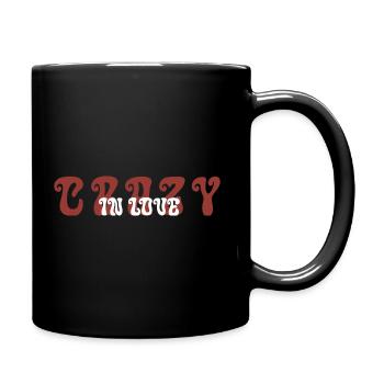 Fou amoureux Couple Amour Saint-Valentin Mariage - Mug uni - noir - Droite