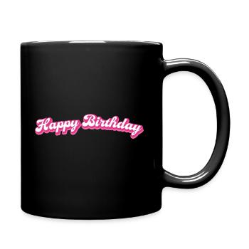 Joyeux anniversaire Félicitations - Mug uni - noir - Droite