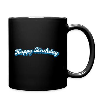 Joyeux anniversaire Félicitations - Mug uni - noir - Droite