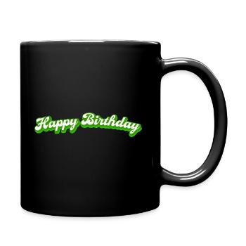 Joyeux anniversaire Félicitations - Mug uni - noir - Droite