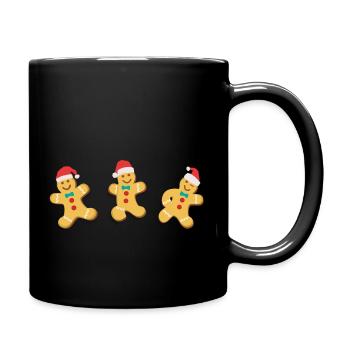 Gringerbread Christmas Cookie - Full Colour Mug - black - Right