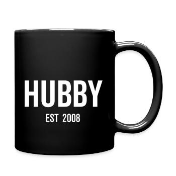 Ehemann Est 2008 - Tasse einfarbig - Schwarz - Rechts