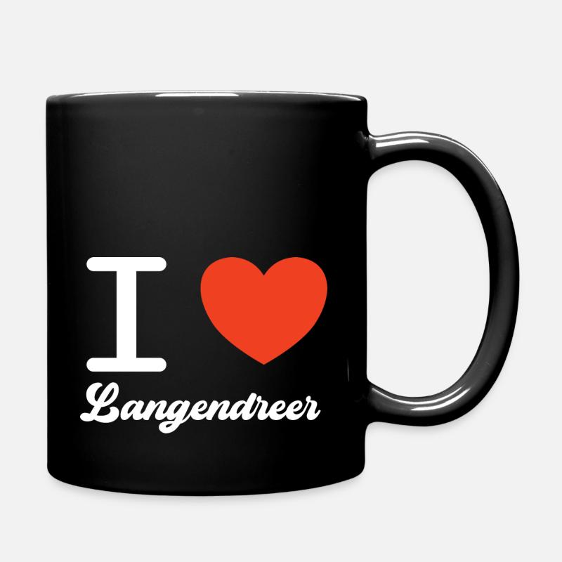 i love Bochum Langendreer - Tasse einfarbig - Schwarz