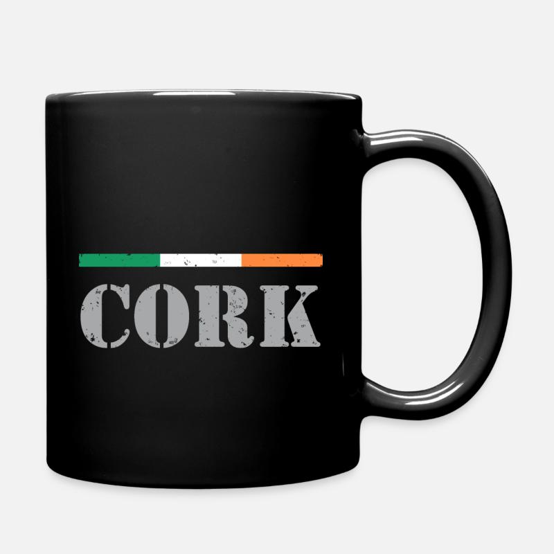 Cork Vintage - Full Colour Mug - black