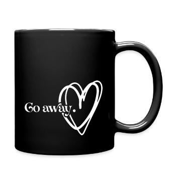Anti-Valentine's Day T-shirt - Mug uni - noir - Droite