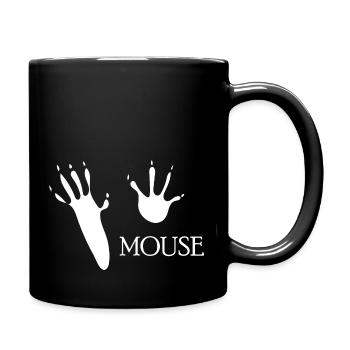 CHIEN CHAT ANIMAL Souris - Mug uni - noir - Droite