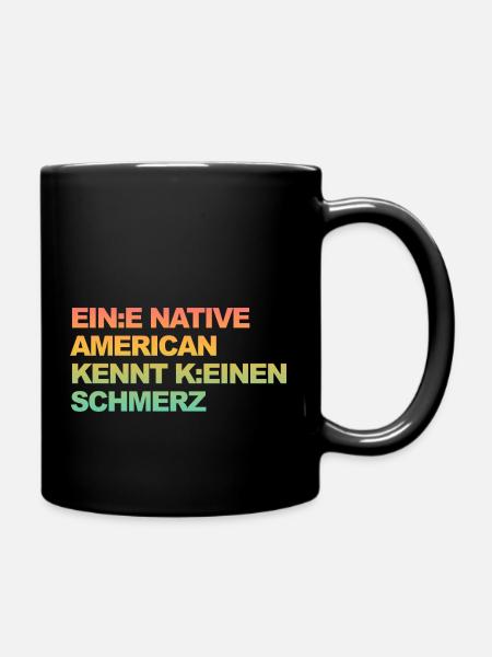Satire: Gendern und politisch korrekt! - Tasse einfarbig - Schwarz