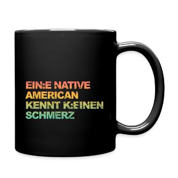 Lustiger Spruch und Satire über Gendern & Wokeness - Tasse einfarbig - Schwarz - Rechts