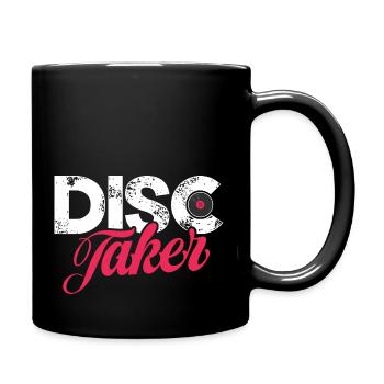 Disc taker - Tasse einfarbig - Schwarz - Rechts