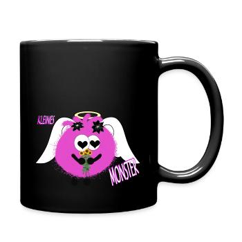 kleines Monster - Tasse einfarbig - Schwarz - Rechts
