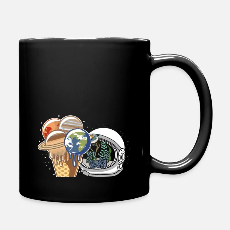 Astro Icecream - Tasse einfarbig - Schwarz