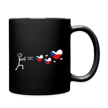 czech republic in love prague - Full Colour Mug - black - Right
