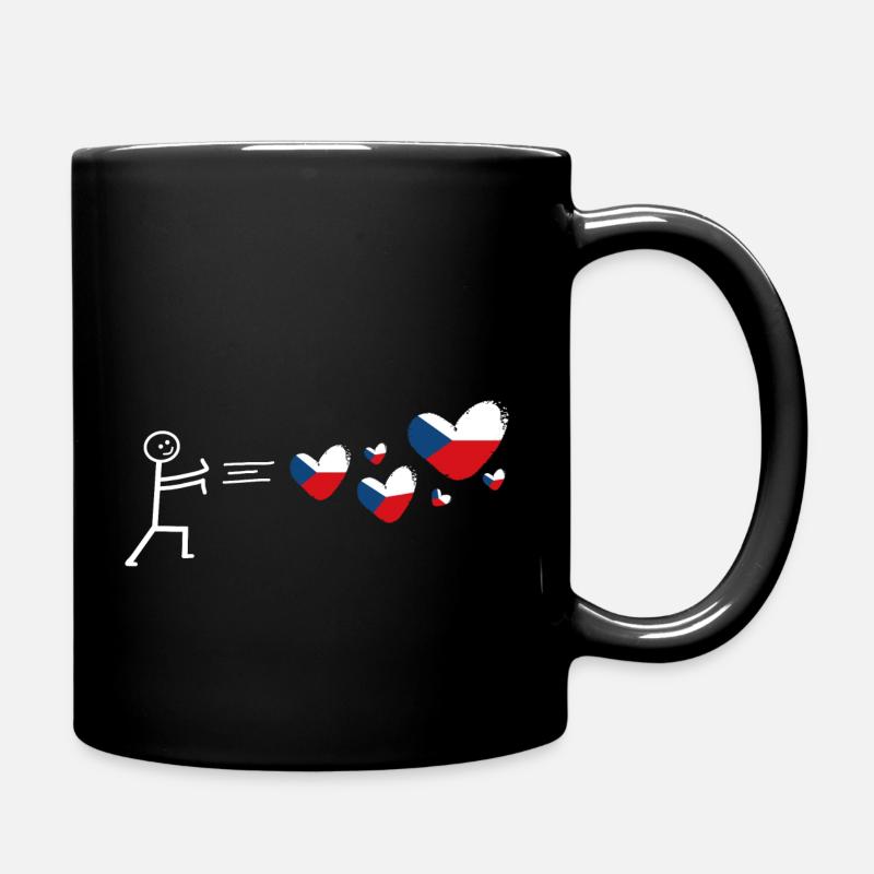 czech tschechisch Tschechien in love prag - Tasse einfarbig - Schwarz