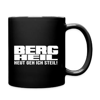 Alpinist alpin Bergsteigen Bergwandern Via Ferrata - Tasse einfarbig - Schwarz - Rechts
