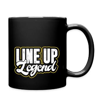 line up legends Design for a line up fans - Full Colour Mug - black - Right