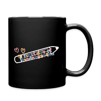 First Day of Kindergarden - Full Colour Mug - black - Right