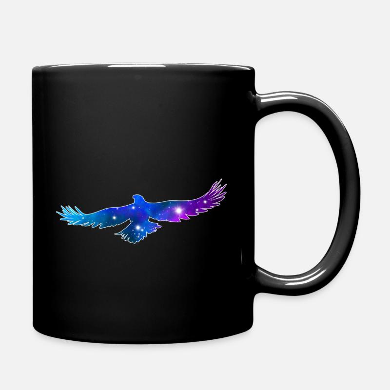 Galaxy Eagle - Tasse einfarbig - Schwarz