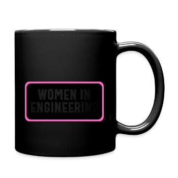 women in engineering - Full Colour Mug - black - Right