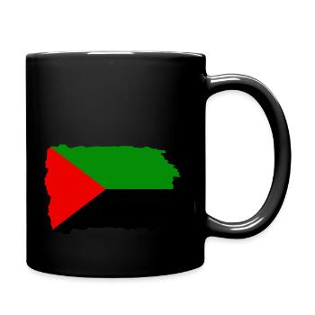 MARTINIQUE TORN FLAG M.972 (Black) - Mug uni - noir - Droite