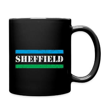 Sheffield - Full Colour Mug - black - Right