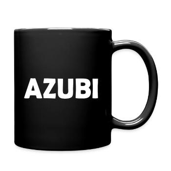 Azubi - Tasse einfarbig - Schwarz - Rechts