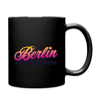 Berlin: Legende pur! - Tasse einfarbig - Schwarz - Rechts