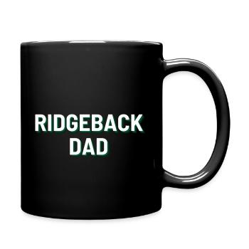 Ridgeback Dad - Tasse einfarbig - Schwarz - Rechts