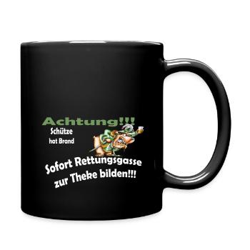 Rescue alley at the Schützenfest - Full Colour Mug - black - Right